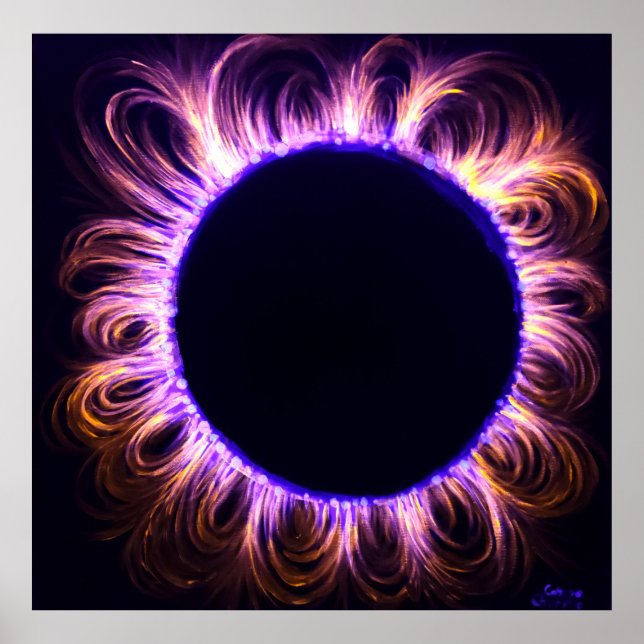 Poster Elipse solar (Frente)