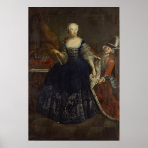 Pôster Elisabeth Christine von Bransvique como a rainha