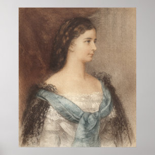 Poster Elisabeth de Baviera - imperatriz Sisi - Hapsburgs