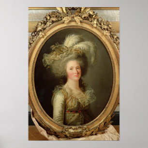 Pôster Elisabeth de France chamou a senhora Elisabeth