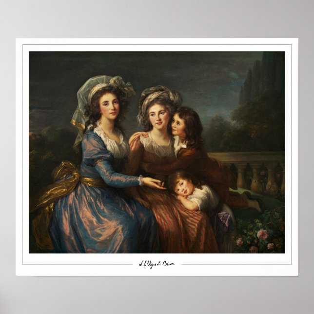 Poster Élisabeth Vigée Le Brun Zedign Cartaz de Arte #11 (Frente)