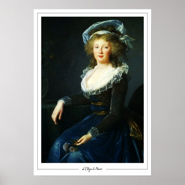 Poster Élisabeth Vigée Le Brun Zedign Cartaz de Arte #147 (Frente)