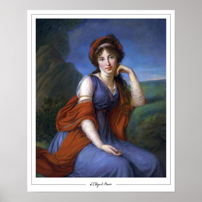 Poster Élisabeth Vigée Le Brun Zedign Cartaz de Arte #257 (Frente)