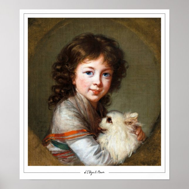 Poster Élisabeth Vigée Le Brun Zedign Cartaz de Arte #33 (Frente)