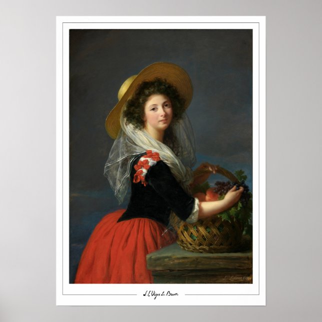 Poster Élisabeth Vigée Le Brun Zedign Cartaz de Arte #5 (Frente)