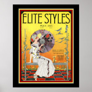 Pôster Elite estilos art deco cobrir maio de 1923