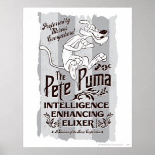 Poster Elixir de Inteligência do Pete Puma