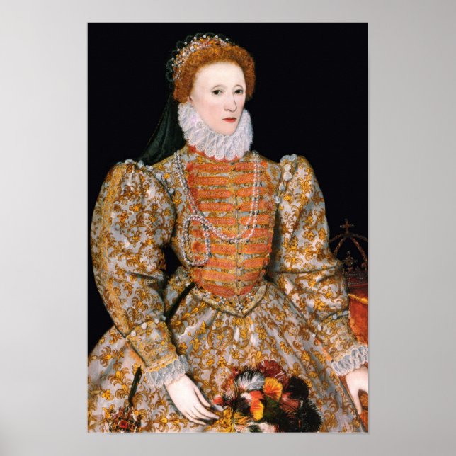 Pôster Elizabeth I da Inglaterra (The "Darnley Portrait") (Frente)