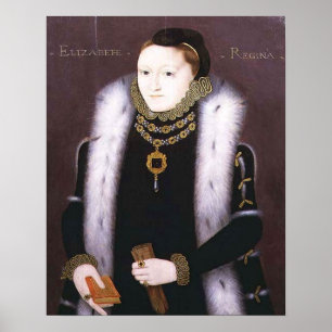 POSTER ELIZABETH I, RAINHA DA INGLATERRA (RETRATO DE CLOP