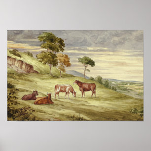 Poster Elizabeth Murray - Parque Deer, possivelmente Kilk