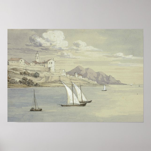 Poster Elizabeth Murray - Portofino do mar, Génova (Frente)