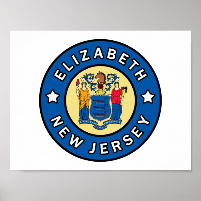 Poster Elizabeth Nova Jersey (Frente)
