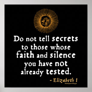 Pôster Elizabeth que eu cito na confiança