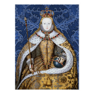 Pôster Elizabeth Tudor, Rainha da Inglaterra
