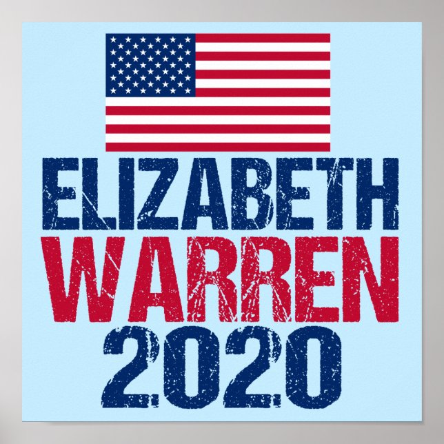 Pôster Elizabeth Warren 2020 (Frente)