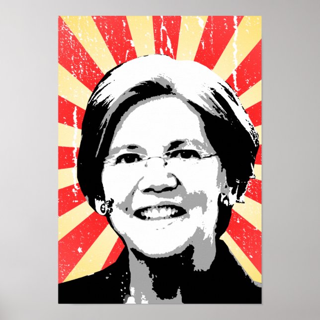 Poster Elizabeth Warren Retrait (Frente)