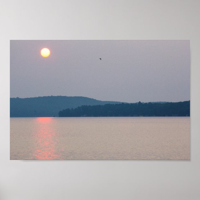 Pôster Elk Lake Sunrise, Michigan (Frente)