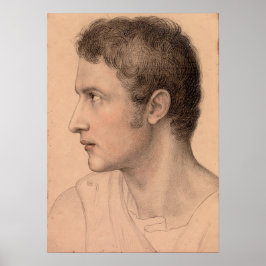 Poster Ellenrieder - Jovem Homem em Perfil à Esquerda