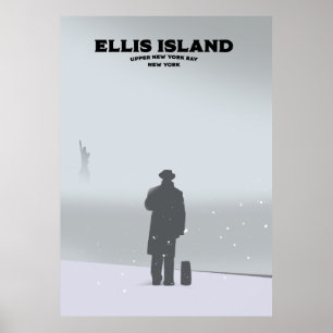 Poster Ellis Island Nova York