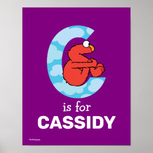 Poster Elmo Alphabet   C Nuvens