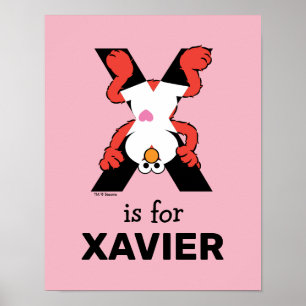 Poster Elmo Alphabet   X Xray