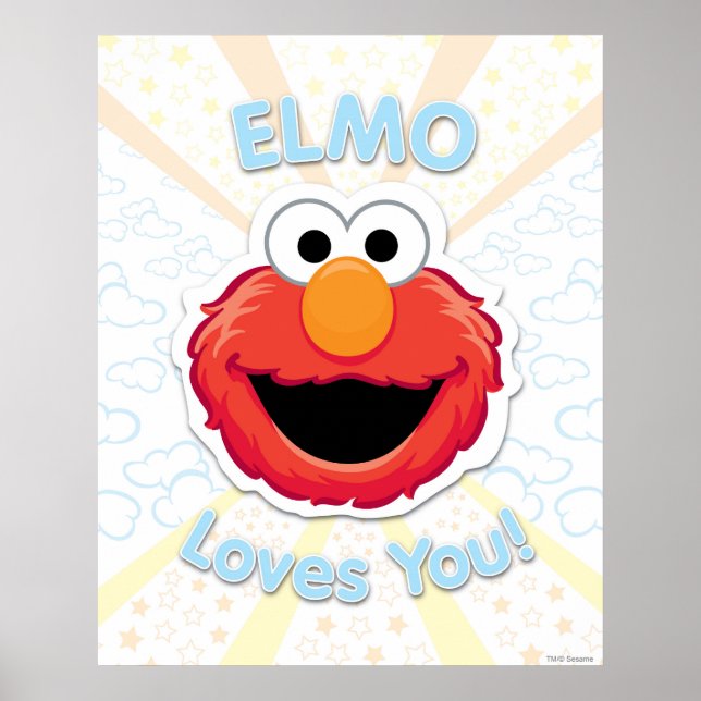 Pôster Elmo ama você (Frente)