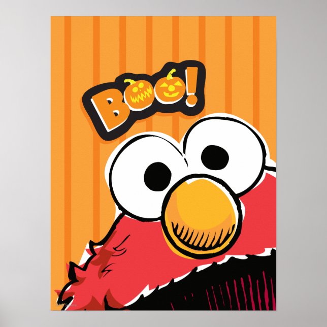 Poster Elmo - Boo! (Frente)