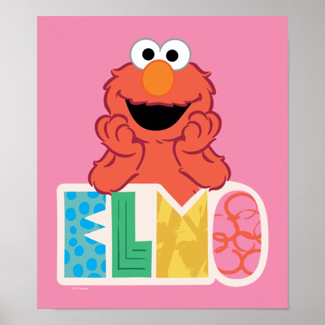 Poster Elmo Fofo & Divertido (Frente)