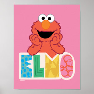 Poster Elmo Fofo & Divertido