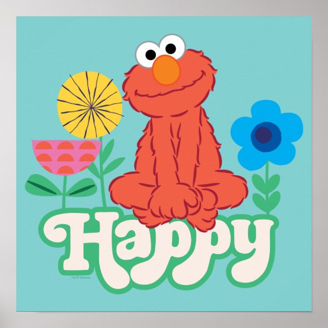 Poster Elmo Happy! (Frente)