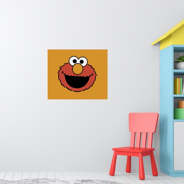 Poster Elmo Smiling Face (Berçário 1)