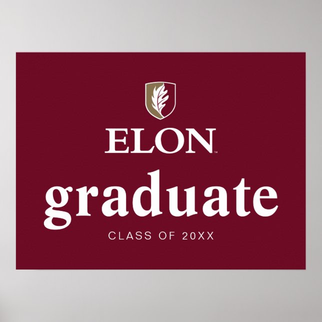 Poster Elon | Formando 20XX (Frente)