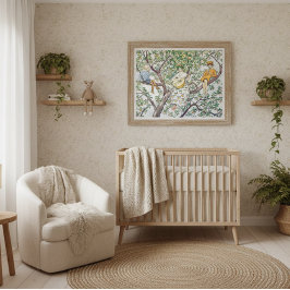 Poster Elsa Beskow Vintage Jardim Encantado 