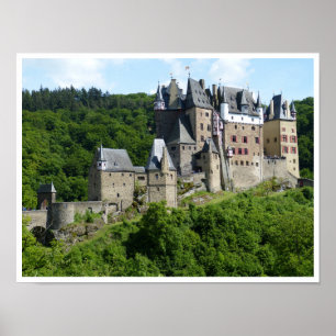 Poster Eltz Castle, Wierscheim, Alemanha