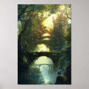 Poster Elven Citadel de Twilight - Castelo de Epic Fantas