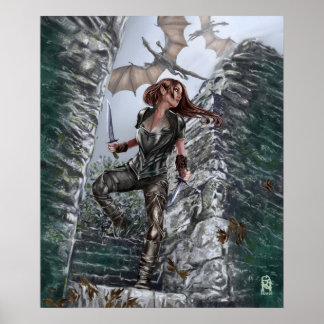 Poster Elven Huntress