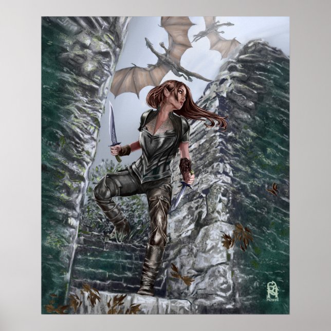 Poster Elven Huntress (Frente)