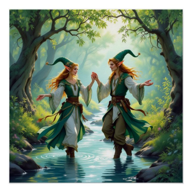 Pôster Elves Dancing (Frente)