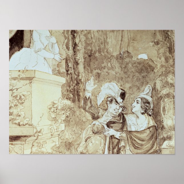 Pôster Elvira serenata de Leporello de guise Giovanni (Frente)