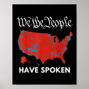 Poster Em 4 De Julho, Nós, Pessoas, Falámos Usa, Votámos