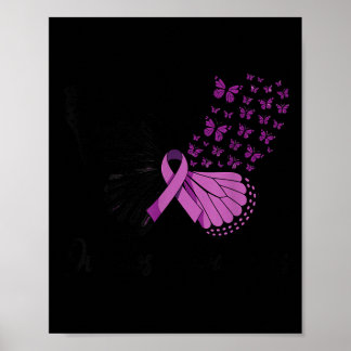 Poster Em Agosto Usamos Roxo Sobredosagem Consciência Rox