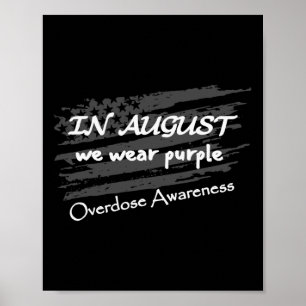 Poster Em agosto, Vestimos A Sensibilização Para A Sobred