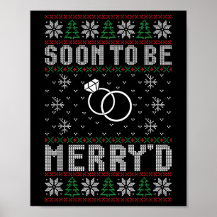 Poster Em Breve Casar-Se Com Merryd Christmas Node Groom
