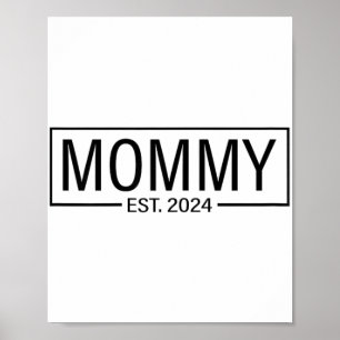 Poster Em Breve Mamãe 2024 Gravidez Announcem