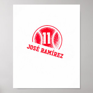 Poster Em Casa Jose Ramirez Mlbpa Mlb