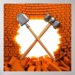 Pôster Em construção