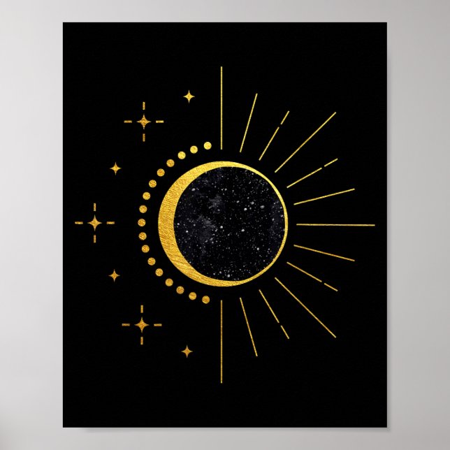 Poster Em Eclipse Solar Duas Vezes na Vida Total (Frente)