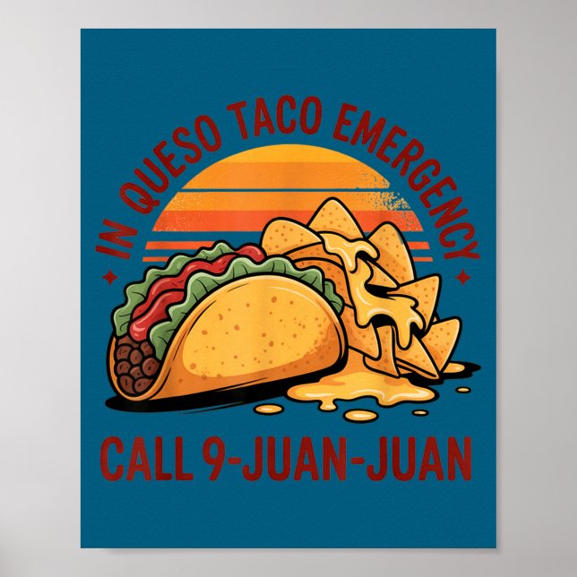 Poster Em emergência de queso cinco de maio chamada de ta (Frente)