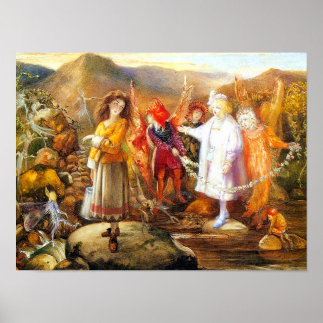 Poster Em Fairyland John Anster Fitzgerald (Frente)