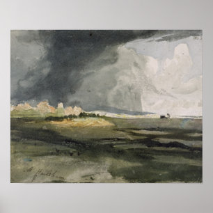 Poster Em Hailsham, Sussex: Uma tempestade que